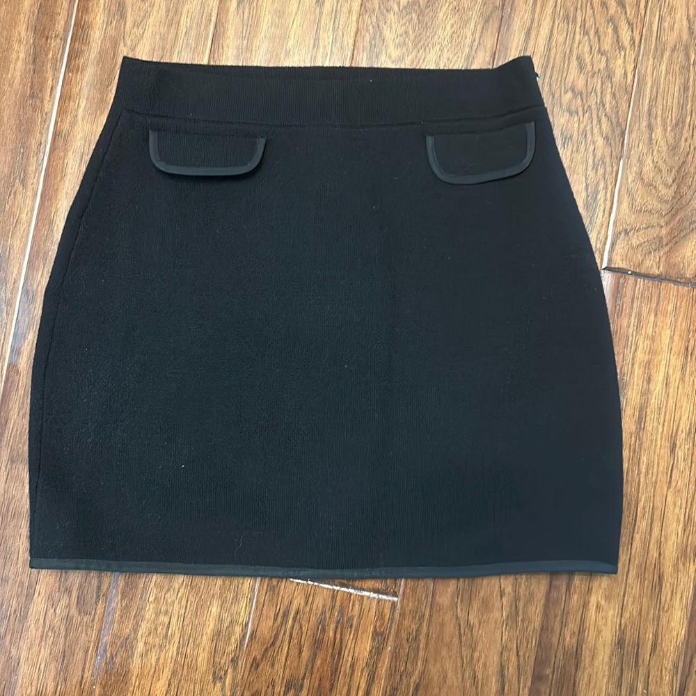 Theory wool mini skirt